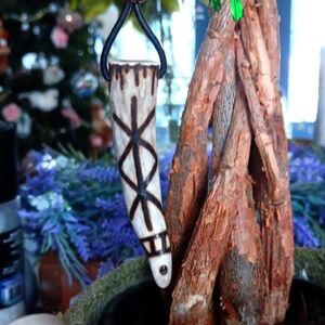 Protection Bind/Rune Viking Rune Antler Necklace